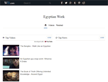 Tablet Screenshot of egyptianwork.com